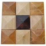 大锲 Трехмерный 3D-телевизор из массива дерева, настенный ясень, мозаика из массива дерева, украшение для дома, основной материал, входная панель