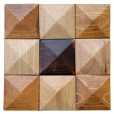 大锲 Трехмерный 3D-телевизор из массива дерева, настенный ясень, мозаика из массива дерева, украшение для дома, основной материал, входная панель