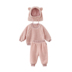 Chen Chen Ma quần áo trẻ em nữ bé ba mảnh mùa đông mới trẻ em ấm áp hai mặt lớn bong bóng cashmere tay áo dài thoi trang tre em Phù hợp với trẻ em