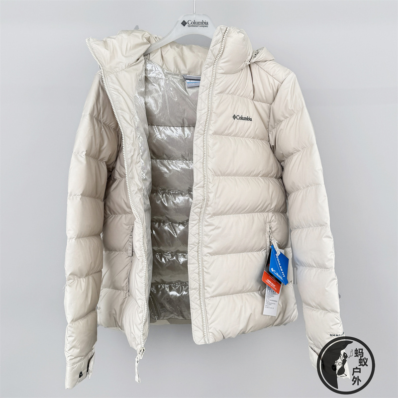 25 Autumn/Winter New Columbia Women's Outdoor Silver Dot Thermal Hooded down Jacket Xr9869