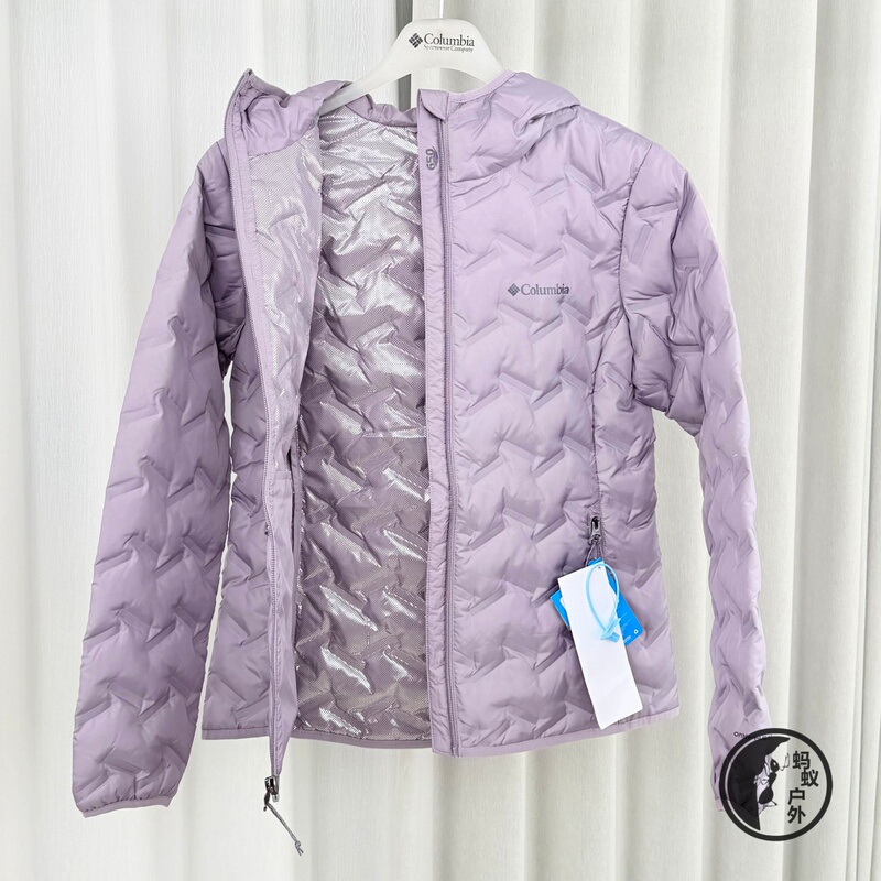 25 Autumn/Winter New Columbia Women's Outdoor Silver Dot Water-Repellent 650 Fill Power down Jacket Wr2769