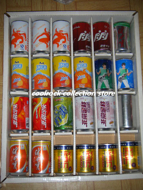 Hahaha Very Coke Snow Bieken Lippo and other pop can sample cans (for collection only)