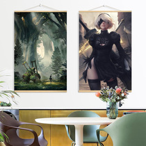 Neil Mechanical Epoch 2B Perimeter Waterproof Custom Hung Painting Poster Humanoid Advertisement REAL EXHIBITION SCROLL