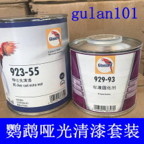  Parrot matte varnish set Car color modification modified paint Car paint metal paint curing agent dilute imported paint