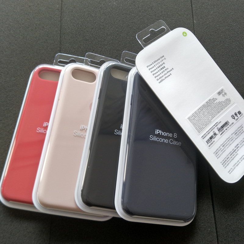 Suitable for Iphone7 8 Se2 3 8Plus Chinese Version Original Silicone Leather Phone Protective Case Case