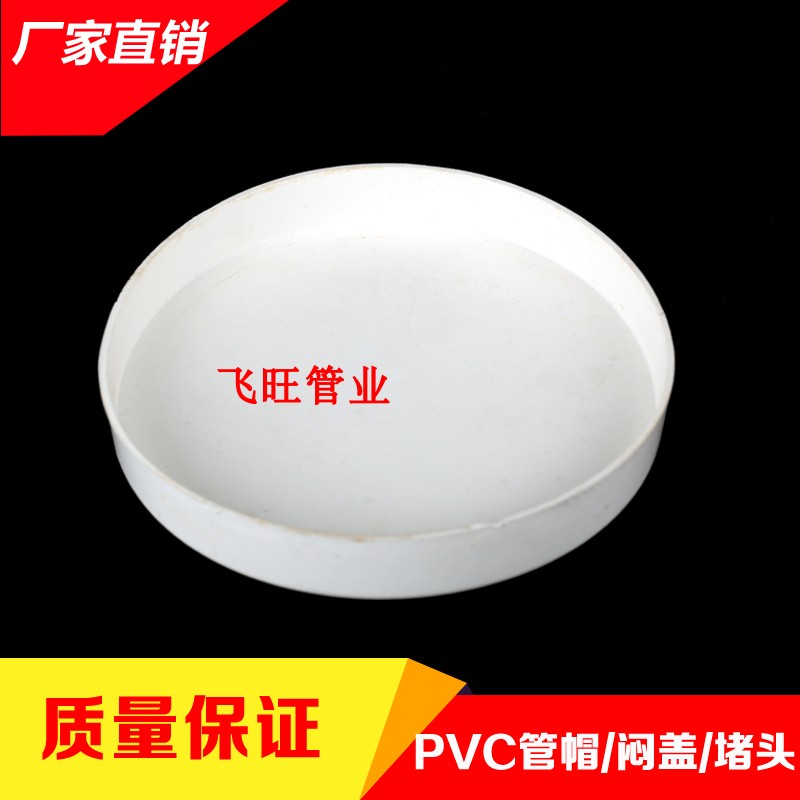 PVC pipe cap cover Stuffy cover Protective cover 50 75 110 160PVC choke plug PVC drain pipe fittings accessories