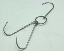 S-shaped belt ring double kitchen barbecue bacon fishing hook S hook hook hook