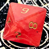 1 D8 DICE с бархатной сумкой