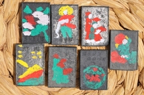 Ink-old ink block Wenge period Chen ink ingots Article 25 gr