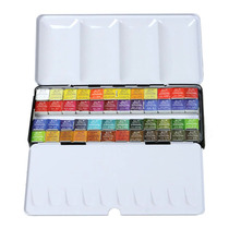 Rubens three generations master solid watercolor paint set fresh pearlescent 12 colors 24 colors 48 colors