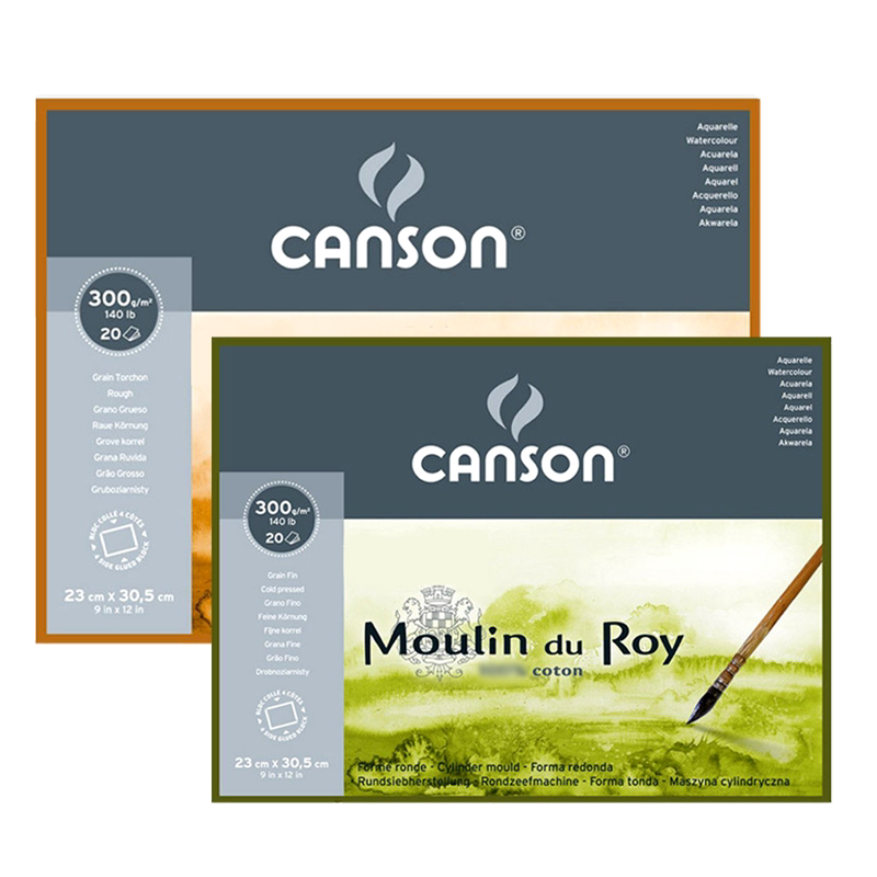 Moulin, France, Moulin, Moulin, Mollen Watercolor Paper A4A3 Cotton Paddle Watercolor Paper, 300g thick