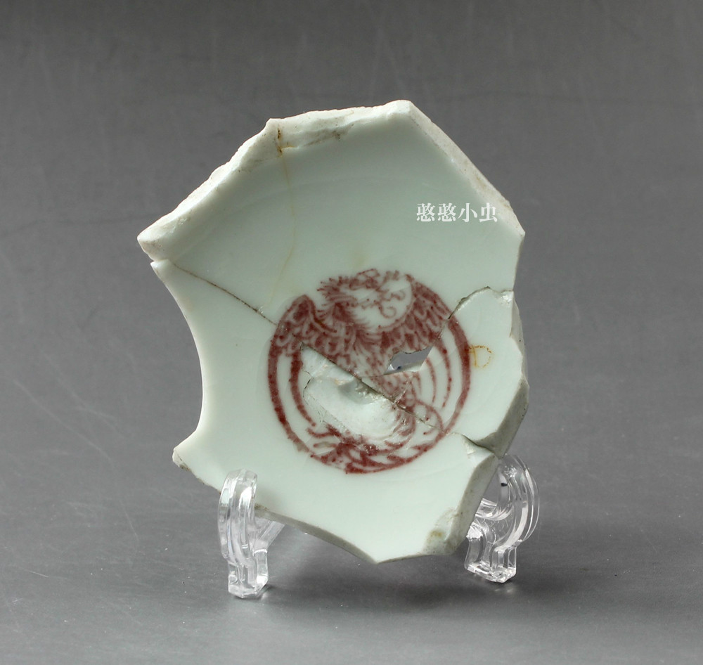 1754 Kangxi official kiln glaze red group fengxi porcelain specimen - will be a large specimen of the Ming and Qing china