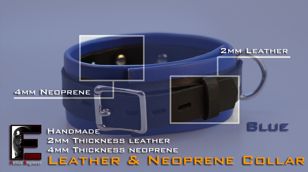 FErubber Dark Era Colored Bound Neoprene Collar Locking Collar