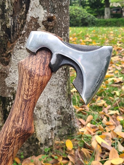 Russian Tomahawk No. 65 Manganese Steel Forged Outdoor Camping Axe for Chopping Trees, Splitting Firewood, Camp Axe, Household Bone-Chopping Self-Defense Axe