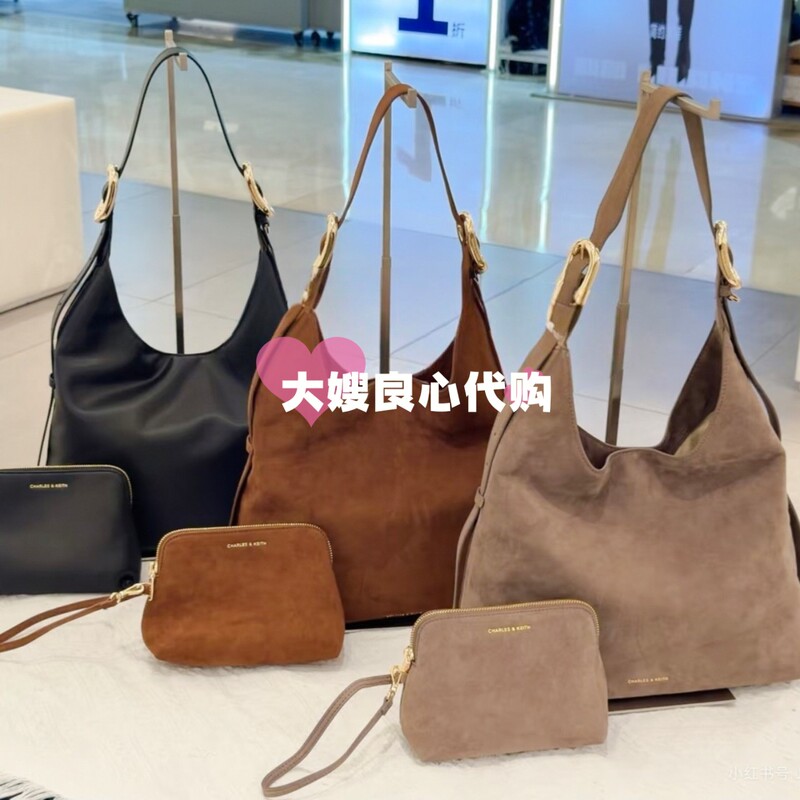 Charles&Keith26 Autumn New Style Ck2-40782908 Fashionable and Simple Work Clothing Large Capacity Tote Bag