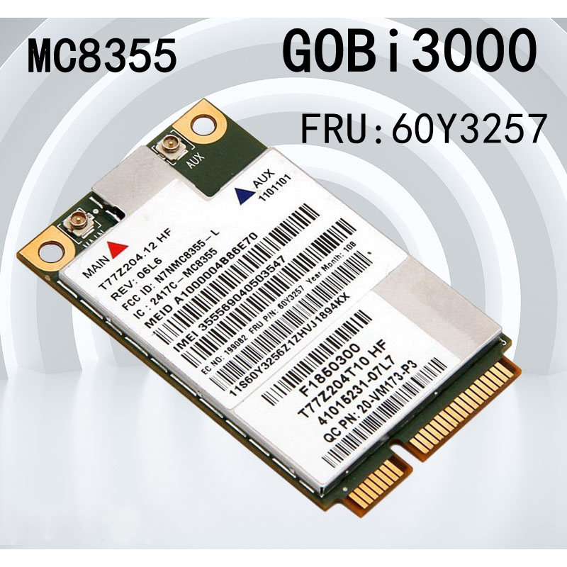 Lenovo Original GOBI3000 GOBI3000 T430 X230 X220 X220 3G Module 60Y3257 3G Card