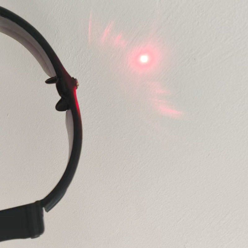 Red Laser Glasses 650Nm Laser Glasses for Rehabilitation Training Sunglasses Stage Performance Laser