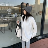 宋正恩 Белый осенний лонгслив, базовая футболка