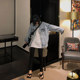 Song Zhengen denim jacket women's design niche spring 2024 new Korean style loose retro jacket top fashion
