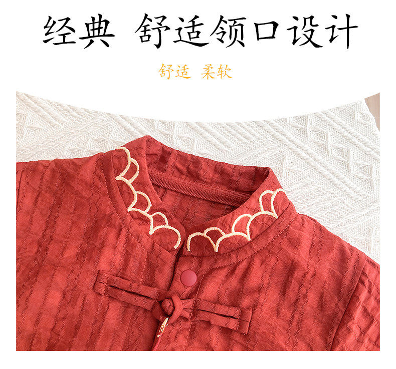 全棉婴儿衣服夏季薄款男宝宝连体衣满月宴百天周岁礼服新中式端午 — 10