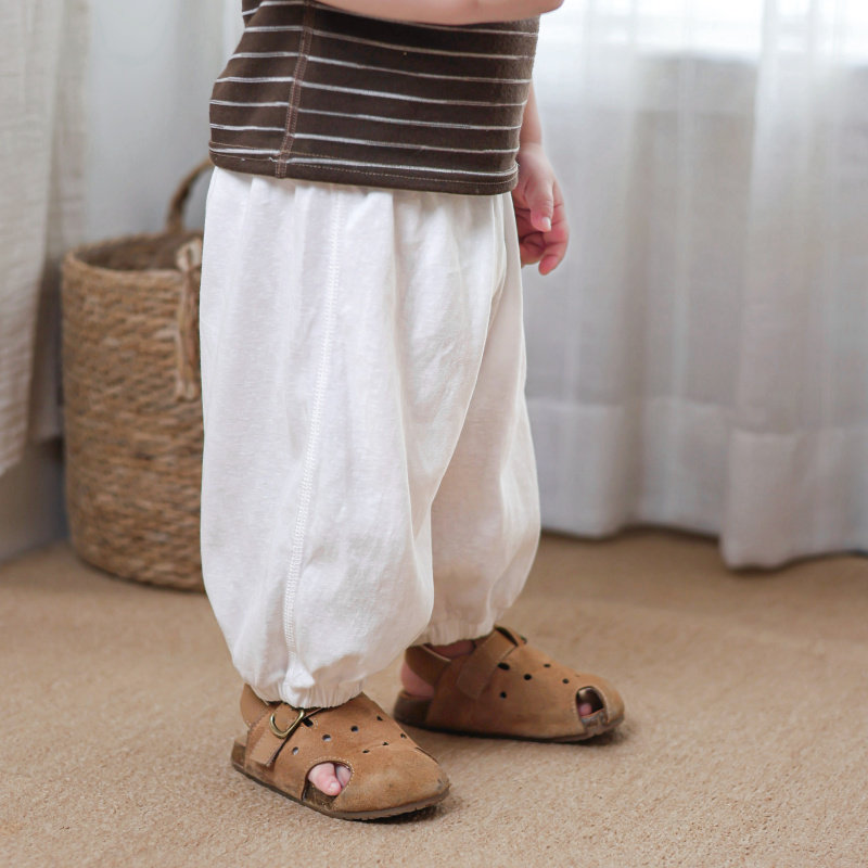 全棉纯棉夏季雪花棉灯笼裤宝宝薄款宽松韩版防蚊裤男女童轻盈透气 — 12