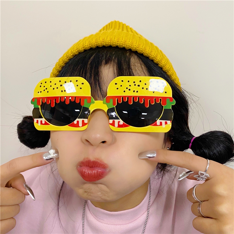 Funny IG Style Gradient Color Solid Color UV400 Protection Resin Round Frame Special-Shaped Mirror Square Full Frame Women's Sunglasses display picture 14