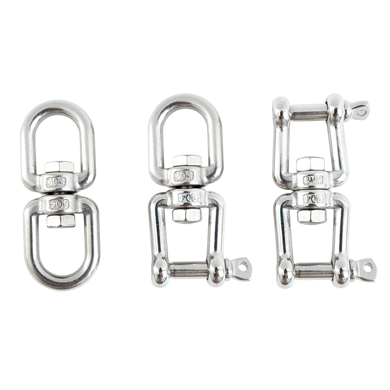 8 word swivel ring 304 stainless steel swivel ring Connecting ring Chain buckle Dog chain Universal ring M4M5M6M8M10