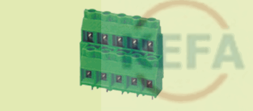 Screw-type PCB high and low wiring terminals KF950A 950B-9 52mm 950HL Corfa double-deck terminals