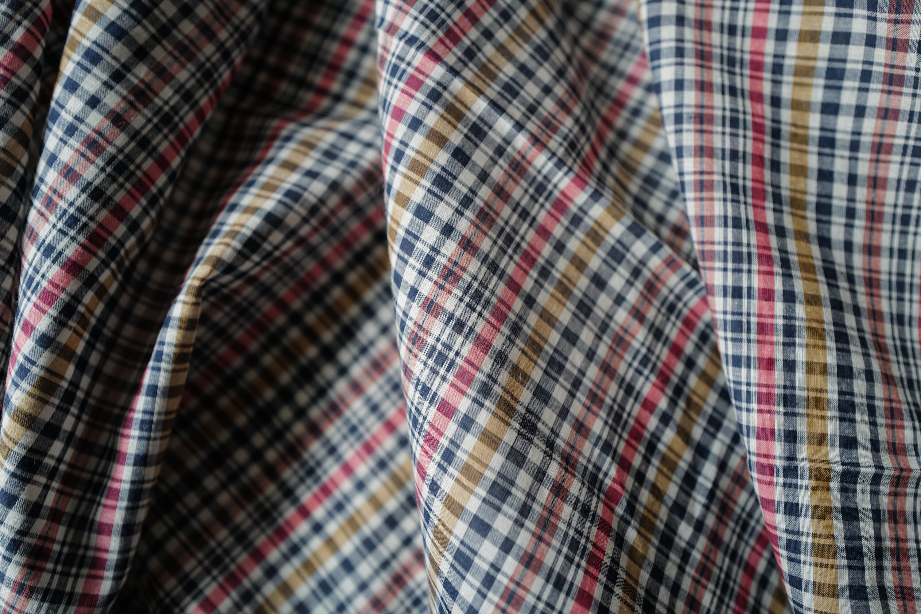 Хлопчатобумажных и льняных тканей 半米价格112厘米宽英国商人和米尔斯温彻格纹印度棉布 1412021687