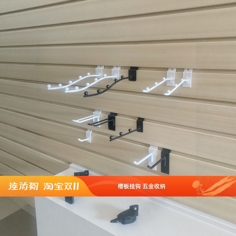 20-Pack Stainless Steel Color Shop Slatwall Hooks Clothing Hooks Bead Hooks Wall Hooks Storage Hooks Display Hooks