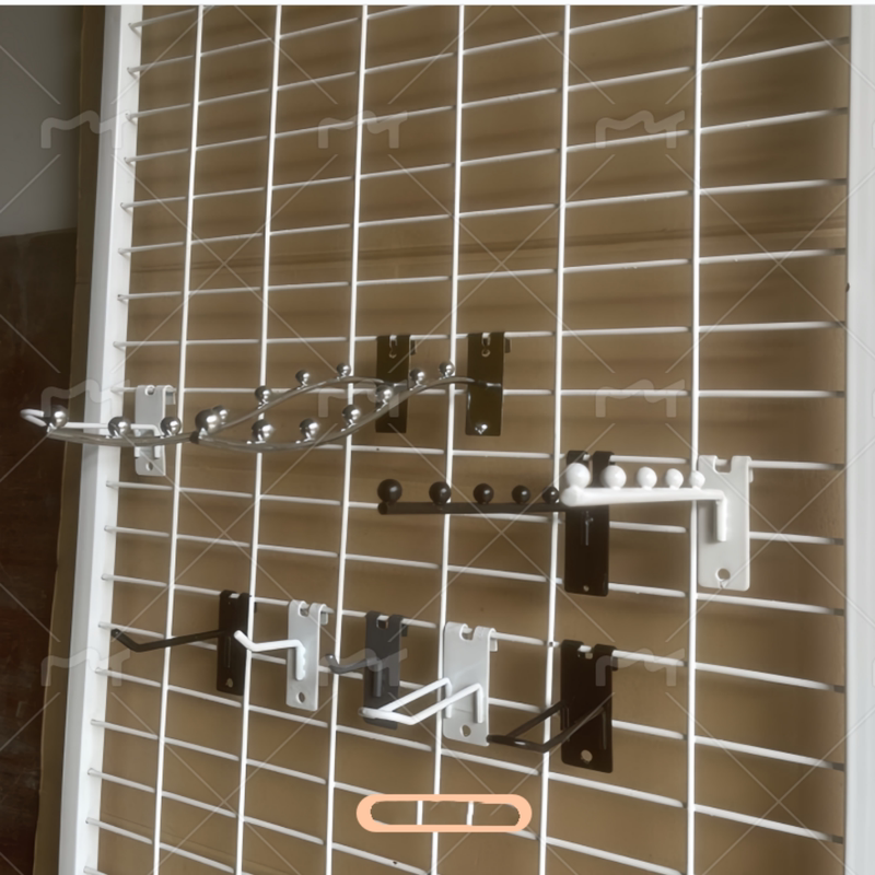 Heavy-Duty Supermarket Hooks, Convenience Store Hooks, Mesh Grid Hooks, Metal Mesh Hooks, Grid Hooks, Iron Mesh Hooks