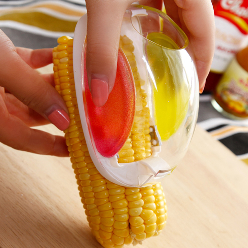 Creative peeling corn saving corn planer portable corn particle particle cutter and corn divesting cooking gadget