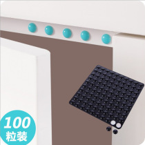 Color 100 grain toilet cabinet doors and windows anti-collision glue particles self-adhesive anti-collision mute mat furniture silencer particles