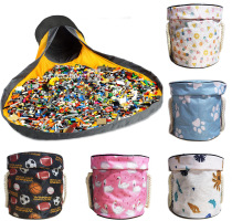 Amazon fast Toy Storage bag childrens Toy Storage Barrel Bag Toy Clean-up Storage