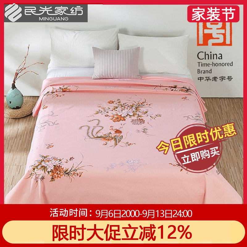 Mingguang Old-Style Thick Cotton Bed Sheet, Pure Cotton Shanghai National Old Model, Traditional Full Cotton Printed Bed Sheet Mingguang Old-Style Thick Cotton Bed Sheet, Pure Cotton Shanghai National Old Model, Traditional Full Cotton Printed Bed Sheet