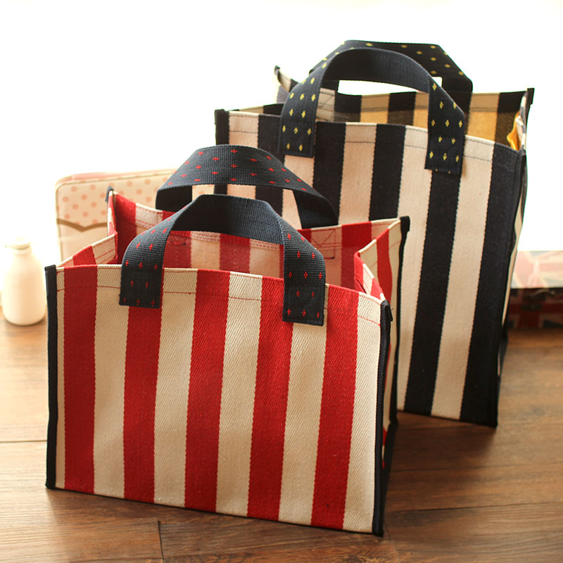 Cute Canvas Bag Female Big Bag Literary Student Handbag Casual Simple Versatile Eco-Friendly Shopping Bag No Zipper