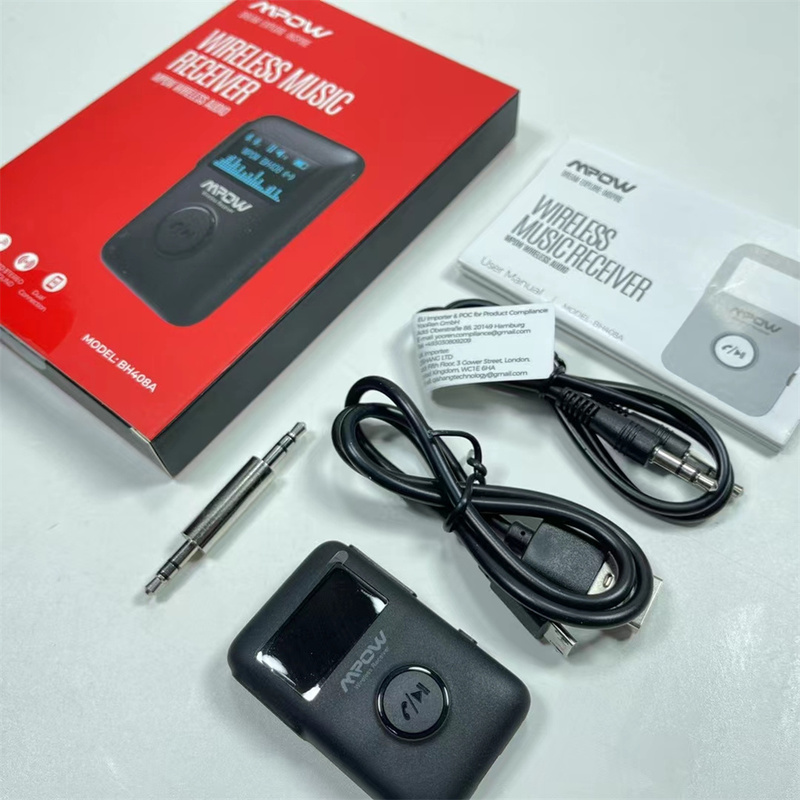 [Original] Factory-Sealed Box, North American Well-Known Brand Mpow408 Bluetooth Receiver, Long Standby Battery Life, Compact and Lightweight