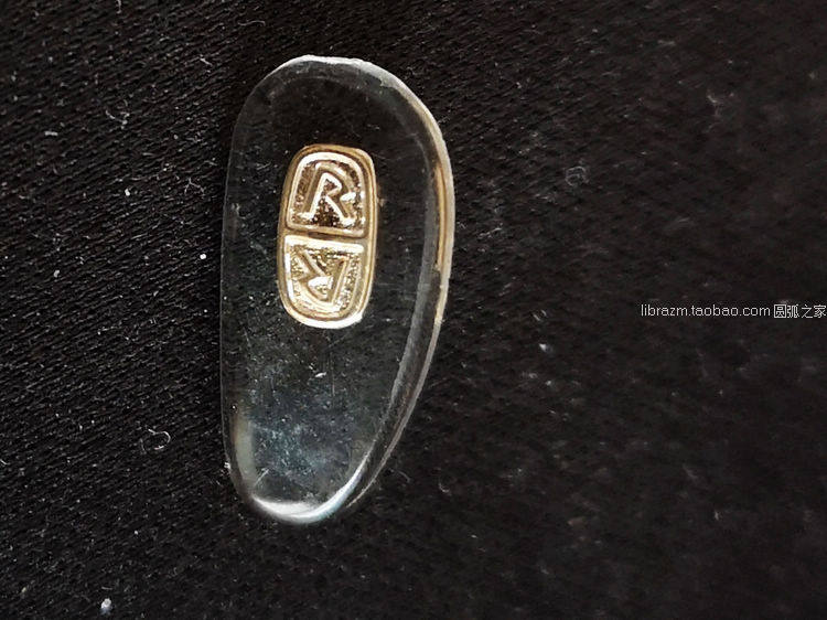 (70s-90s old model)Rodenstock Hard non-porous Double R gold standard Stainless steel nose holder