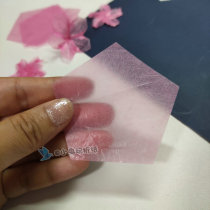 Shape regular pentagonal hexagonal origami translucent wax paper five-petal cherry blossom six-petal snowflake 7cm 8cm