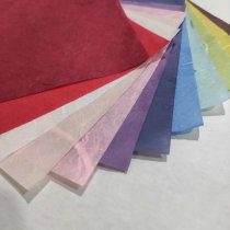 High-end translucent ultra-thin Yunlong art paper origami hemp paper fiber lantern hand account material paper