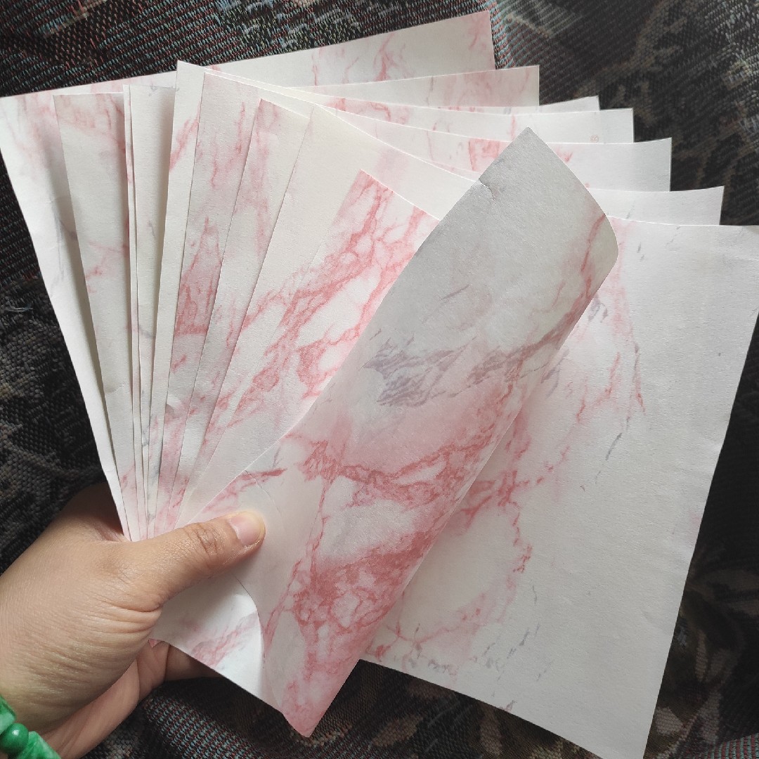 Full 58 Double-sided stone printing paper Retro elegant thousand paper cranes hand-made origin 14cm 19cm