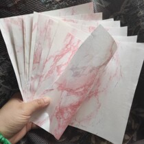 Full 58 double-sided stone print paper vintage elegant Thousand Paper Crane handmade origami 14cm 19cm