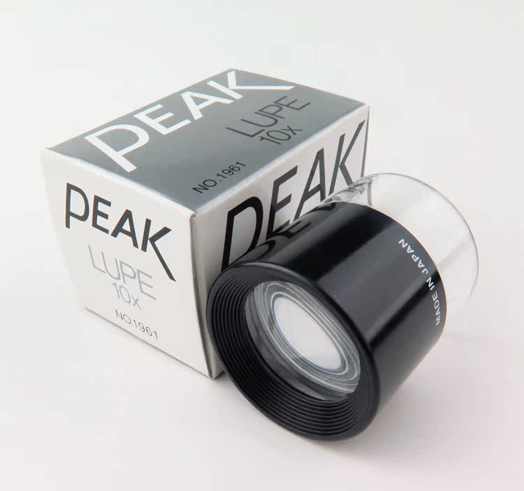 Japan PEAK Bijia magnifying glass 10 times cylindrical magnifying glass 1961-10X original imported 1961