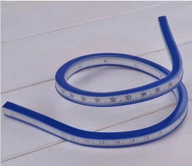 30 30 40 50 50 60CM Serpentine ruler Ruler Snake Scale Arbitrary Curve Ruler chart soft ruler curve ruler