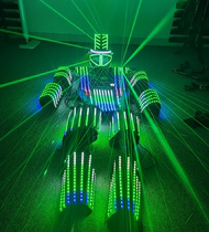 Bar glowing colorful stilts clothing store ktv wine clothing LED stage performance atmosphere props performance clothing