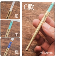 C Длинный и толстый средний и тонкий три -использование [длиной 10 см]