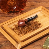 Круглый черный ореховый деревянный дым пробуй