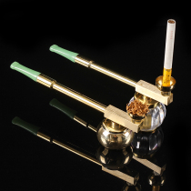 brass water smoke pot water smoke bag pure copper dry smoke bag pan filter old fashioned water smoke gun dry smoke rod two use type smoke bucket