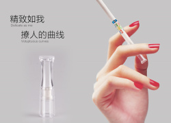 Hộp đựng thuốc lá nữ siêu mỏng kéo dài 20 que Hộp thuốc lá đẹp tự động sáng tạo với sạc điện tử tình yêu nhẹ - Bật lửa bật lửa dupont giá rẻ