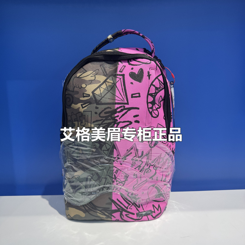 Sprayground Shark Mouth Counter Genuine 2025 Men's and Women's Backpack School Bag W1145713